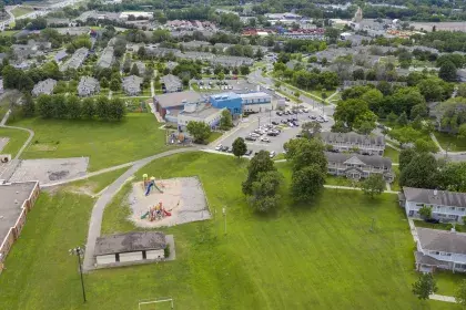 Image of McDonough Recreation Center taken from air