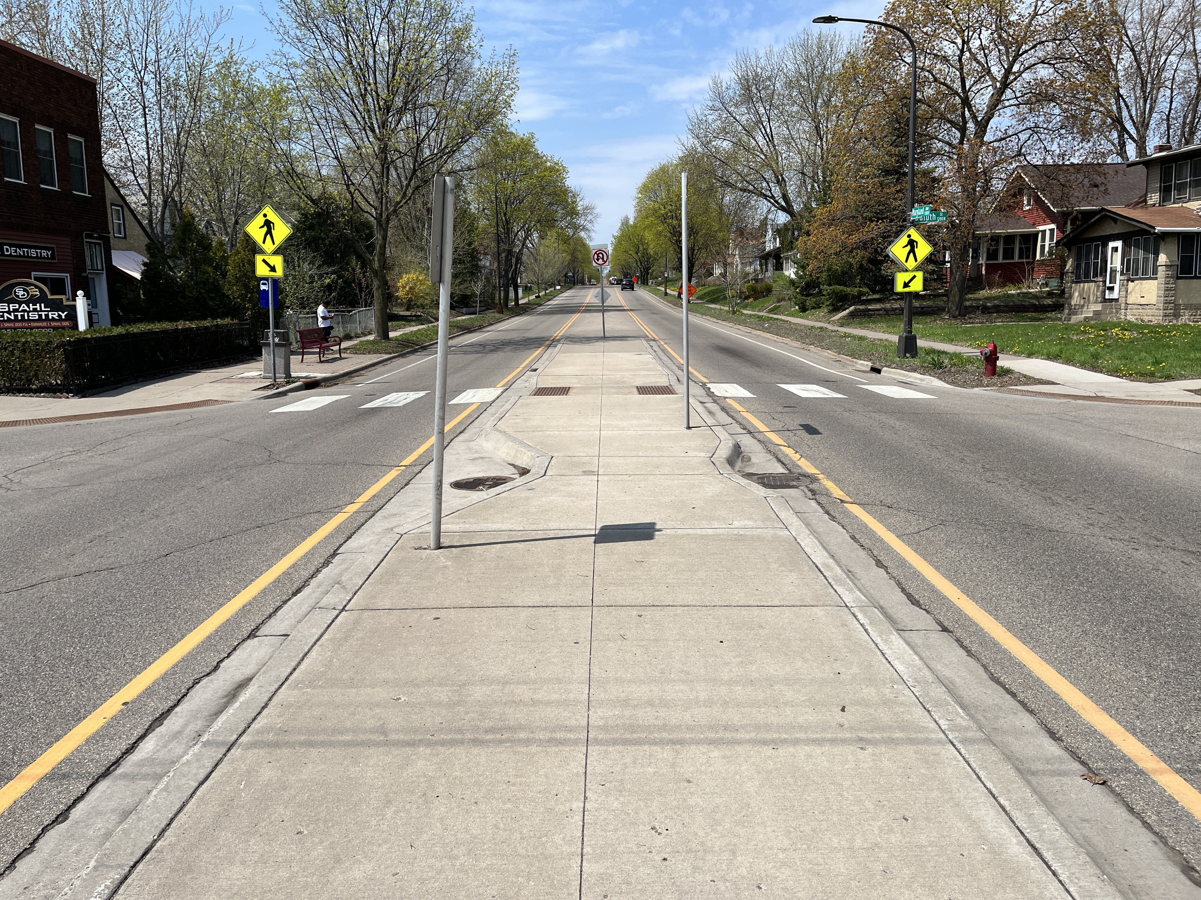 Concrete Center Median