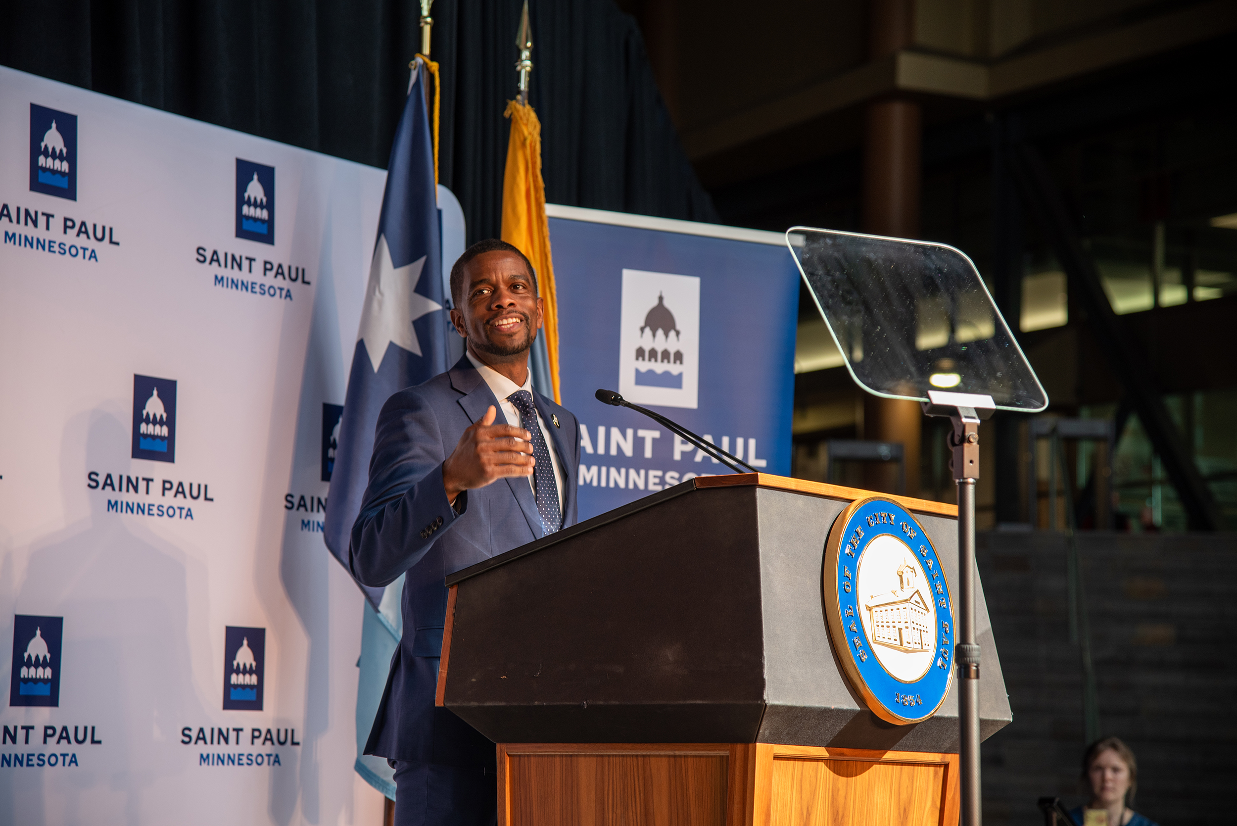 Mayor Carter Addresses the Audience at the 2024 State of Our City Address