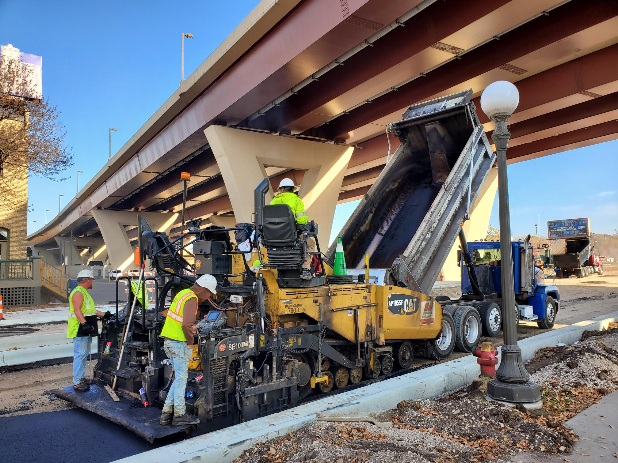 road paving