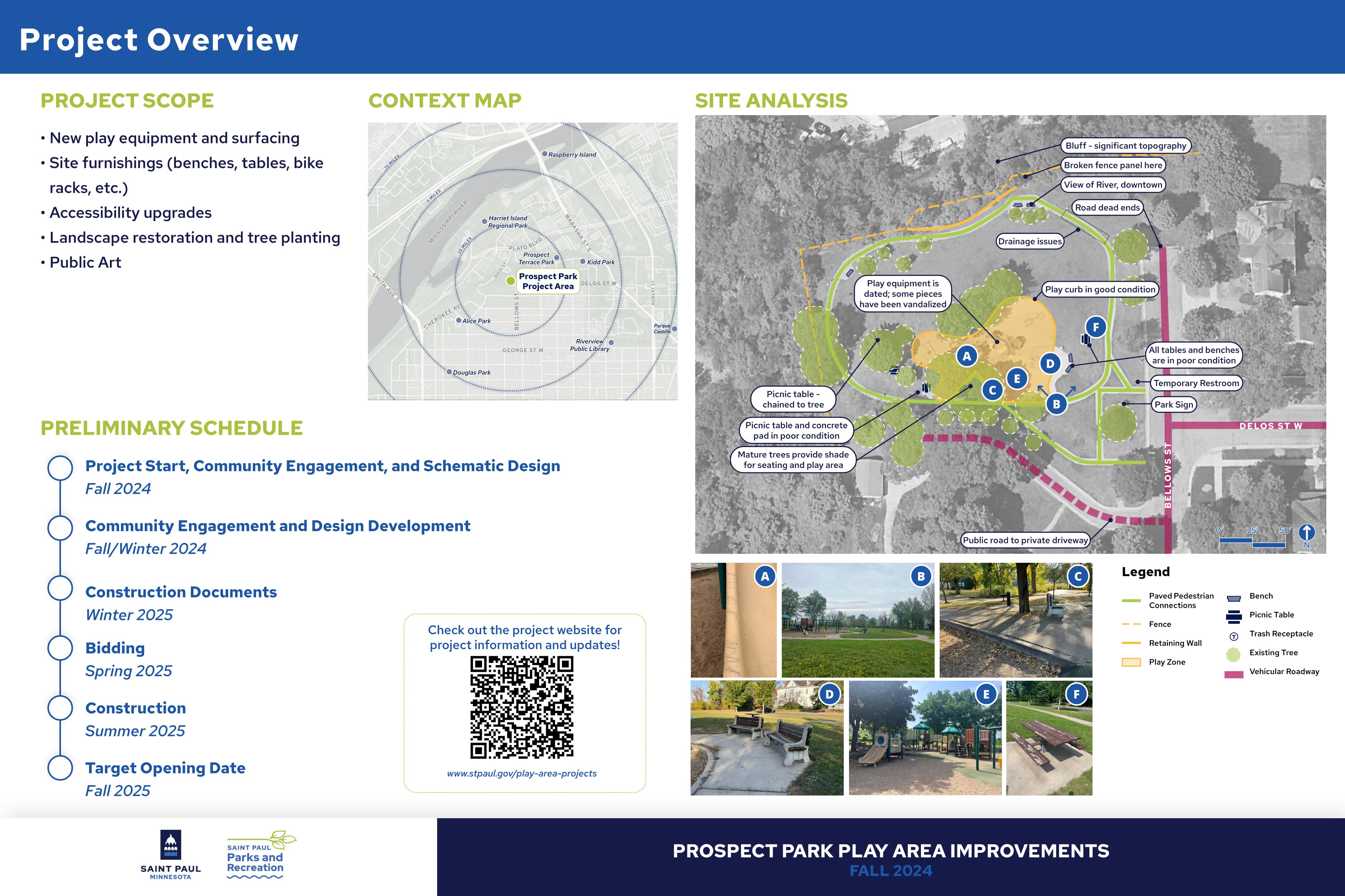 Prospect Park - Project Overview, Schedule, and Site Analysis