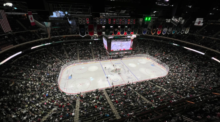 View of the inside of the Xcel Energy Center