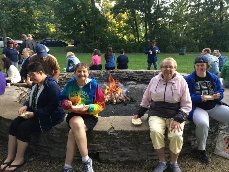 Adaptive Recreation Bonfire