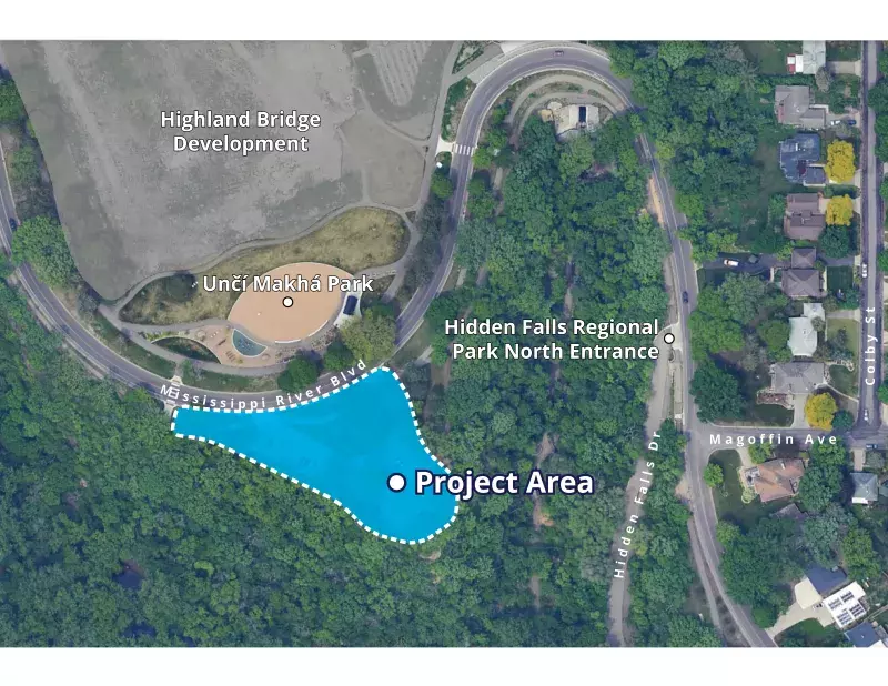 Hidden Falls Overlook - Project Area