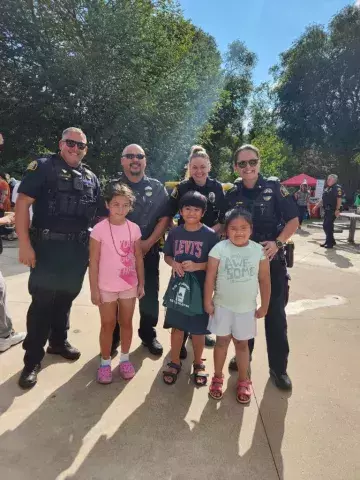 Saint Paul police officers at Safe Summer Nights