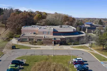 Battle Creek Recreation Center taken from air