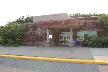 Battle Creek Recreation Center outside entrance