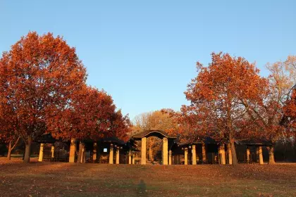 Como Midway Pavilion - View from ball fields