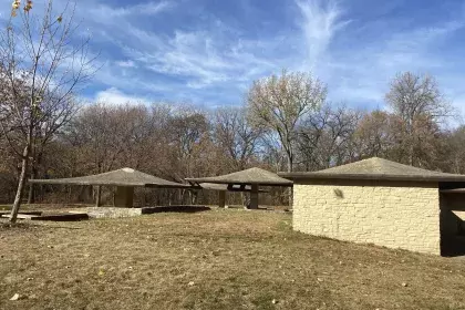 Hidden Falls - Picnic shelters and restroom building