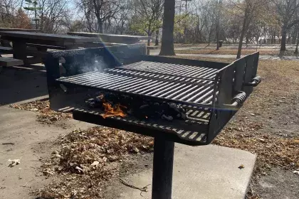 Indian Mounds - Grill at large shelter