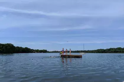 Phalen Regional Park - Swim platform.