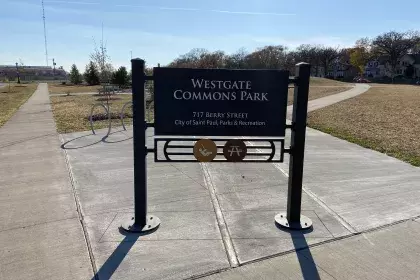 Westgate Commons Park Sign