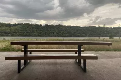 Accessible Picnic Table - Lilydale Regional Park Picnic Shelter