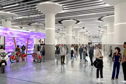 Rendering of New RiverCentre Exhibit Hall Interior